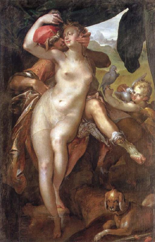 Bartholomaus Spranger Venus and Adonis China oil painting art
